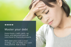 Six steps to mastering your debt successfully