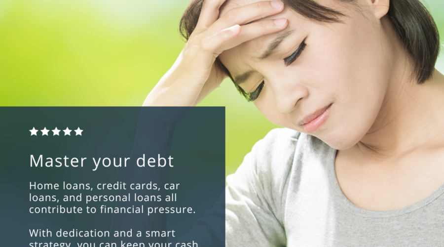 Six steps to mastering your debt successfully