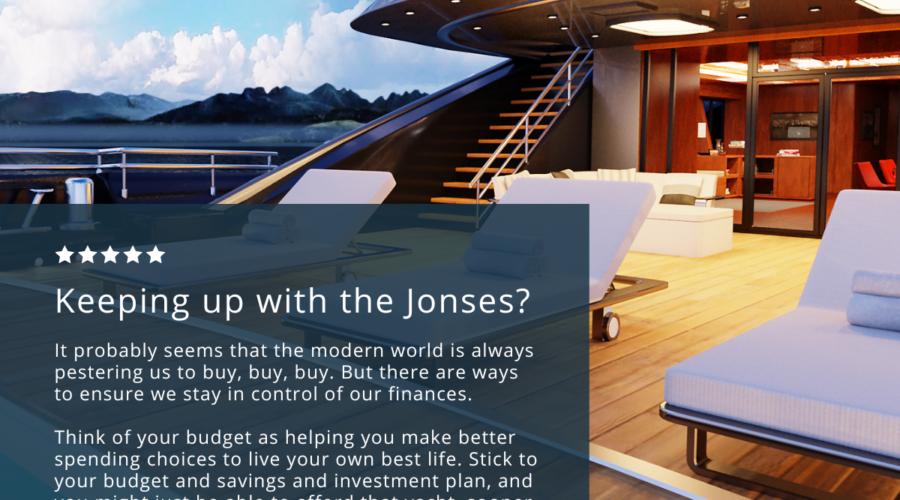 Keeping up with the Joneses could be costing you more than you think